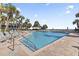 Expansive pool surrounded by lounge chairs, perfect for a relaxing day in the sun with beach views at 1105 S Ocean Blvd. # 904, Myrtle Beach, SC 29577