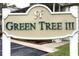 Entrance sign for Green Tree III at 1131 White Tree Ln. # 31-J, Myrtle Beach, SC 29588