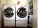 Convenient laundry room features modern washer and dryer at 1131 White Tree Ln. # 31-J, Myrtle Beach, SC 29588