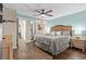 Comfortable bedroom featuring an ensuite bathroom at 6804 N Ocean Blvd. # 1037, Myrtle Beach, SC 29572