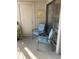 Relaxing patio featuring comfortable seating, a decorative lizard and potted plant, perfect for relaxation at 9621 Shore Dr. # J-229, Myrtle Beach, SC 29572