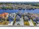 Breathtaking aerial view of waterfront homes, showcasing stunning architecture and serene surroundings at 816 Waterton Ave., Myrtle Beach, SC 29579