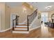 Elegant foyer with staircase and hardwood floors at 816 Waterton Ave., Myrtle Beach, SC 29579