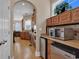 Kitchen featuring stainless appliances and hardwood floors with access to the main kitchen at 816 Waterton Ave., Myrtle Beach, SC 29579