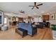 Open concept living space featuring a spacious living room and open flow to kitchen at 816 Waterton Ave., Myrtle Beach, SC 29579