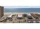 Aerial view of an amazing oceanfront building near sandy beaches at 9600 Shore Dr. # A-102, Myrtle Beach, SC 29572