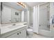 Cozy bathroom featuring vanity, toilet and tub with shower at 9600 Shore Dr. # A-102, Myrtle Beach, SC 29572