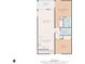 Detailed floorplan showcasing a two-bedroom layout with an eat-in kitchen, living room, and balcony at 9600 Shore Dr. # A-102, Myrtle Beach, SC 29572