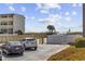 Parking lot view with ocean view in the background. You'll always have a place to park! at 9600 Shore Dr. # A-102, Myrtle Beach, SC 29572