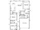 Detailed floor plan showcasing layout of the home with kitchen, bedrooms, bathrooms, and living spaces at 397 Sun Colony Blvd., Longs, SC 29568