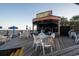 Charming outdoor dining area with ocean views, perfect for enjoying a meal at 9550 Shore Dr. # 925, Myrtle Beach, SC 29572