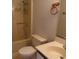 Bathroom with tub, shower, toilet and sink at 1230 St. George Ln. # B, Myrtle Beach, SC 29588