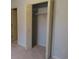 Bedroom closet with double doors and wire shelving at 1230 St. George Ln. # B, Myrtle Beach, SC 29588