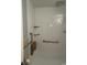 Walk-in shower with fold-down seat and grab bars at 660 Cardinal Ave. # 660, Myrtle Beach, SC 29577