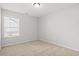 Simple bedroom with window, neutral walls, and carpet at 734 Woodside Dr., Conway, SC 29526