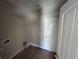Functional laundry room with utility connections and a convenient access door at Tbd 18 Privetts Rd., Conway, SC 29526