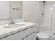 This bathroom features a vanity, toilet, and shower/tub combo at 623 Carter Reid Ct., Longs, SC 29568