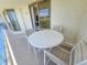 Balcony featuring outdoor seating overlooking the surrounding area at 8560 Queensway Blvd. # 104, Myrtle Beach, SC 29572