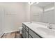 Bathroom boasts double sinks and a shower/tub combo at 1127 Cypress Shoal Dr., Conway, SC 29526