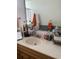 Bright bathroom featuring a white countertop vanity with neutral walls and coordinated accessories at 2276 Essex Dr. # A, Myrtle Beach, SC 29575