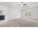 Spacious bedroom with carpet flooring and ceiling fan at 4414 Kinlaw St., Little River, SC 29566