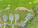Aerial view of homes and a golf course in a residential community at 5303 Pheasant Dr., North Myrtle Beach, SC 29582