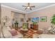 Cozy living room with comfortable seating, hardwood floors, and natural light at 5303 Pheasant Dr., North Myrtle Beach, SC 29582