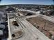Aerial view of ongoing construction featuring heavy equipment laying asphalt at 780 Maxine Ct. # 8A, Myrtle Beach, SC 29577