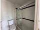 Bathroom with tiled shower and new fixtures at 780 Maxine Ct. # 8A, Myrtle Beach, SC 29577