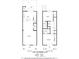 Left interior unit floor plan showing layout of rooms, kitchen, baths, and square footage at 780 Maxine Ct. # 8A, Myrtle Beach, SC 29577