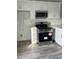 Clean, modern kitchen features stainless steel appliances and bright white cabinetry at 780 Maxine Ct. # 8A, Myrtle Beach, SC 29577