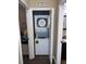 Stackable washer and dryer in convenient laundry closet at 1286 River Oak Dr. # 8-I, Myrtle Beach, SC 29579