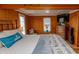 Comfortable bedroom with a cozy reading nook and charming decor at 526 Dogwood Dr. N, Garden City Beach, SC 29576