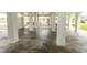 Spacious undercarriage area supported by sturdy columns, great for parking or storage at 526 Dogwood Dr. N, Garden City Beach, SC 29576