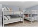 Bedroom featuring two sets of bunkbeds and modern decor at 514 Vista Dr., Murrells Inlet, SC 29576