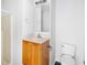 Bathroom includes a sink, toilet, and vanity with mirror at 2201 John Henry Ln., Myrtle Beach, SC 29579
