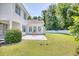 Concrete patio and spacious backyard great for entertaining guests at 2513 Hunters Trail, Myrtle Beach, SC 29588