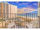 Condo balcony offers great views of the ocean, beach and the resort at 1605 S Ocean Blvd. # 410, Myrtle Beach, SC 29577