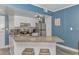Well-equipped kitchen featuring stainless steel appliances and granite countertops with barstool seating at 1605 S Ocean Blvd. # 410, Myrtle Beach, SC 29577