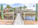 Metal walkway providing easy access to boats and the waterway in this waterfront community at 144 Waterway Crossing Ct., Little River, SC 29566