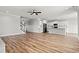 Open kitchen with island and white cabinets at 1509 Crooked Hook Rd., North Myrtle Beach, SC 29582