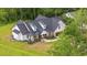 Aerial view of house showcasing its design and landscaping at 2192 Eastwoods Dr., Conway, SC 29526