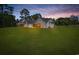 Aerial view of house with large backyard at sunset at 2192 Eastwoods Dr., Conway, SC 29526