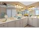 Spacious bathroom with double sinks, ample counter space, and vanity mirrors at 2000 Kilkee Dr., Myrtle Beach, SC 29579