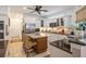 Well-appointed kitchen with stainless steel appliances and central island seating at 2000 Kilkee Dr., Myrtle Beach, SC 29579