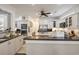 Modern kitchen featuring stainless steel appliances, granite countertops, and custom cabinetry at 2000 Kilkee Dr., Myrtle Beach, SC 29579