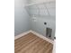 A laundry room with utility connections and modern flooring at 1738 Cenith Dr., North Myrtle Beach, SC 29582