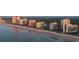 Beautiful aerial view of the oceanfront condominiums and hotels along the beach at 122 Hartland Dr. # 11-D, Myrtle Beach, SC 29572