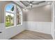 Bright office with an arched window and wainscoting at 933 Bluffview Dr., Myrtle Beach, SC 29579