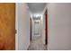 Hallway featuring carpet, neutral paint, and closet doors at 1095 W Plantation Dr. W # 28D, Little River, SC 29566